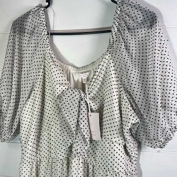 NWT XXL LAUREN Conrad poka dot dress. A265 - Picture 2 of 6